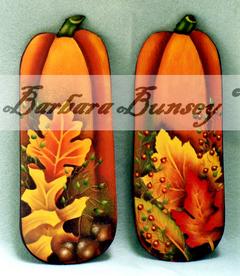 Fall Pumpkins And Leaves