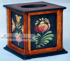 Folk Art Tissue Box